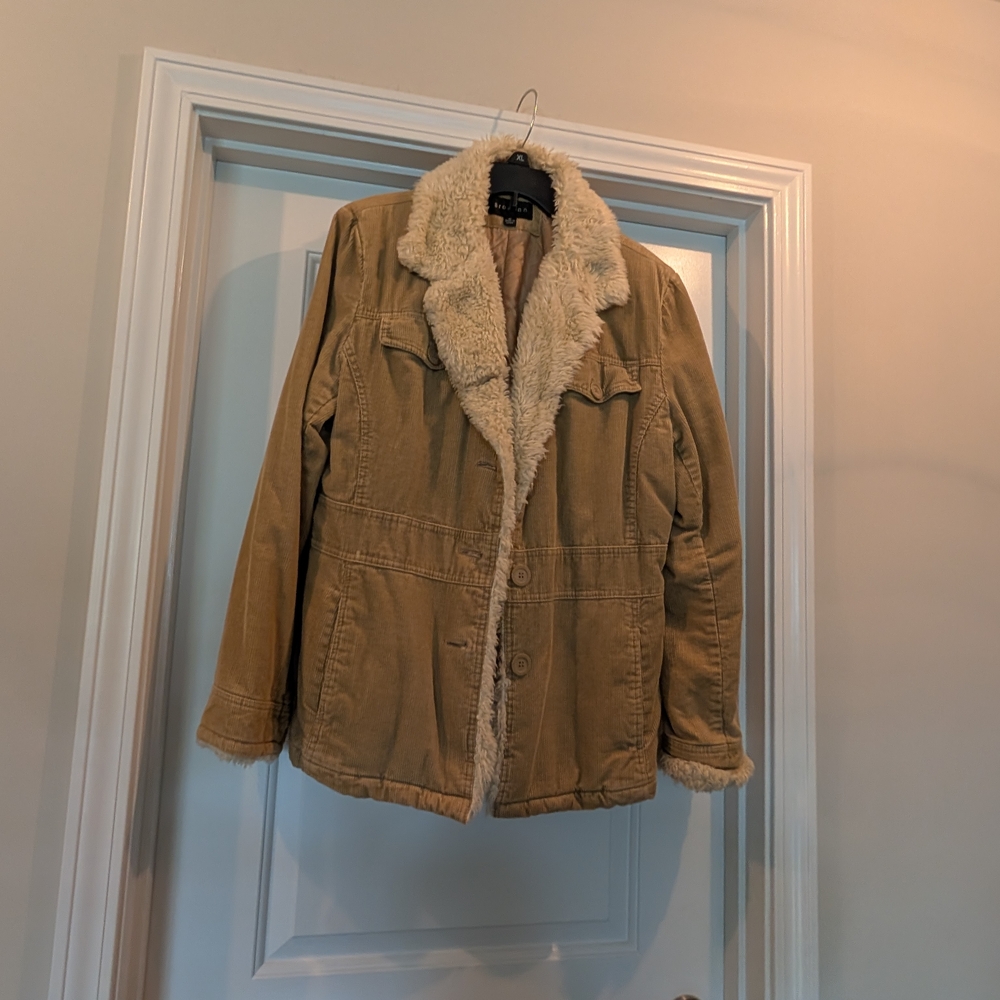 Women's Cozy Tan Teddy Jacket